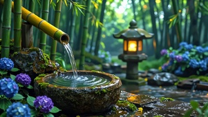 竹涧听泉