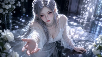 邀约戴眼镜美女
