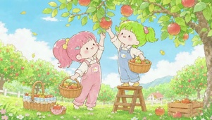 秋日苹果园