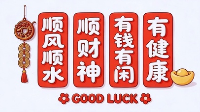 顺风顺水顺财神
