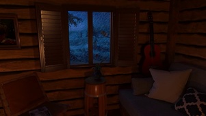 舒适的冬季小屋