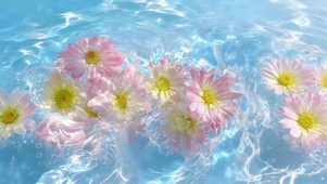 浮水粉菊