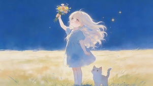可爱小女孩