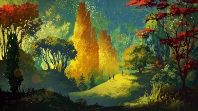 秋景如画