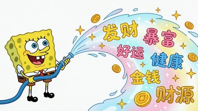 海绵宝宝送祝福