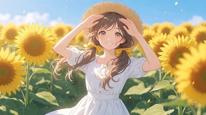 向日葵女孩