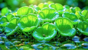 清新可爱水草
