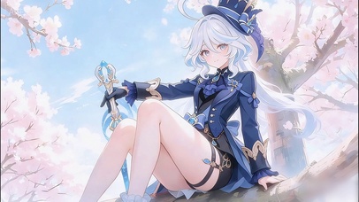 樱花树下芙宁娜