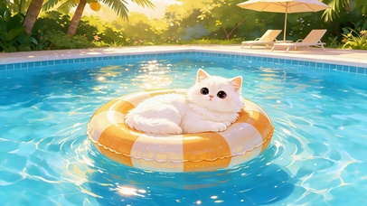 慵懒的猫