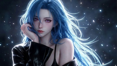 纯欲蓝发少女Jinx