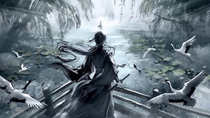 凭栏静听潇潇雨