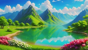 山清水秀风光好
