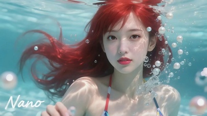水下红发少女