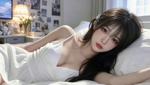 可爱居家性感女孩