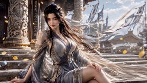 古风清冷女神