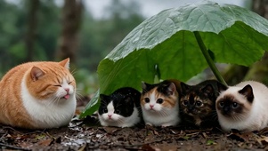 躲雨