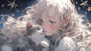 神女和猫咪