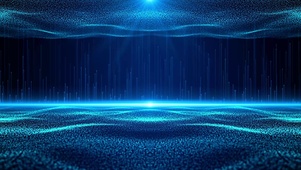 科技蓝粒子