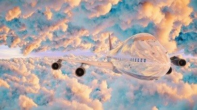 4K超清60帧飞机光影