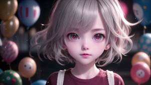 清纯可爱呆萌小美女