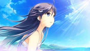 遥看海边 
