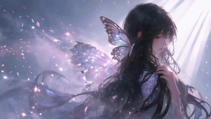 梦幻蝴蝶美女