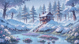 童话落雪小屋