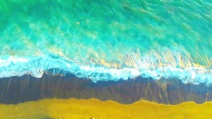 治愈护眼海浪沙滩 4K