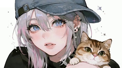 小猫的盖帽主人