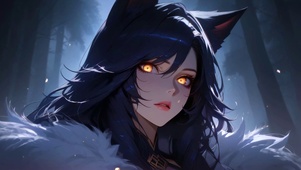可爱猫耳女孩