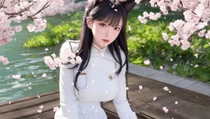 花丛少女