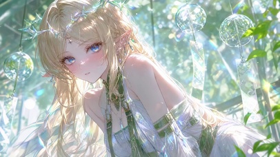 一抹精灵绿