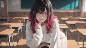 校园风女孩