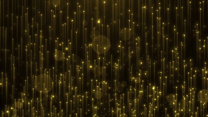 唯美金色上升线条光斑