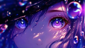 眼睛藏着浩瀚宇宙