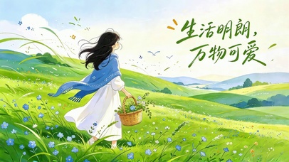 生活明朗万物可爱