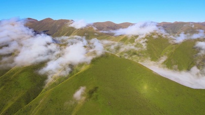 4K高山白云