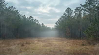 静谧迷雾森林