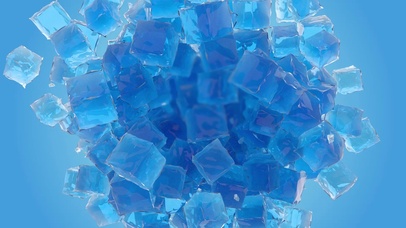 原创夏日冰块--清凉一夏