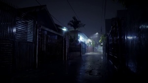 雨中街道
