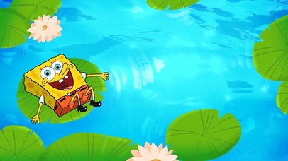 荷叶上的海绵宝宝