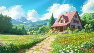 蓝天小屋