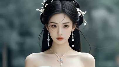 冰肌玉骨古风美女