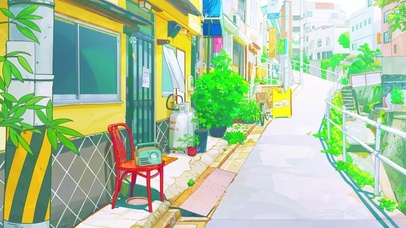 日系街道小巷