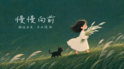 慢慢向前