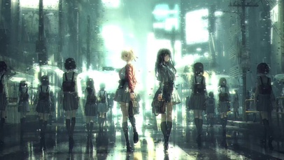 雨夜酷炫少女萝莉