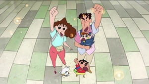 蜡笔小新一家人温馨励志勇敢可爱