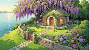 海边浪漫小屋