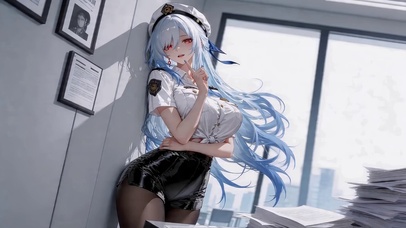 制服可爱女孩