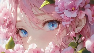 粉花少女